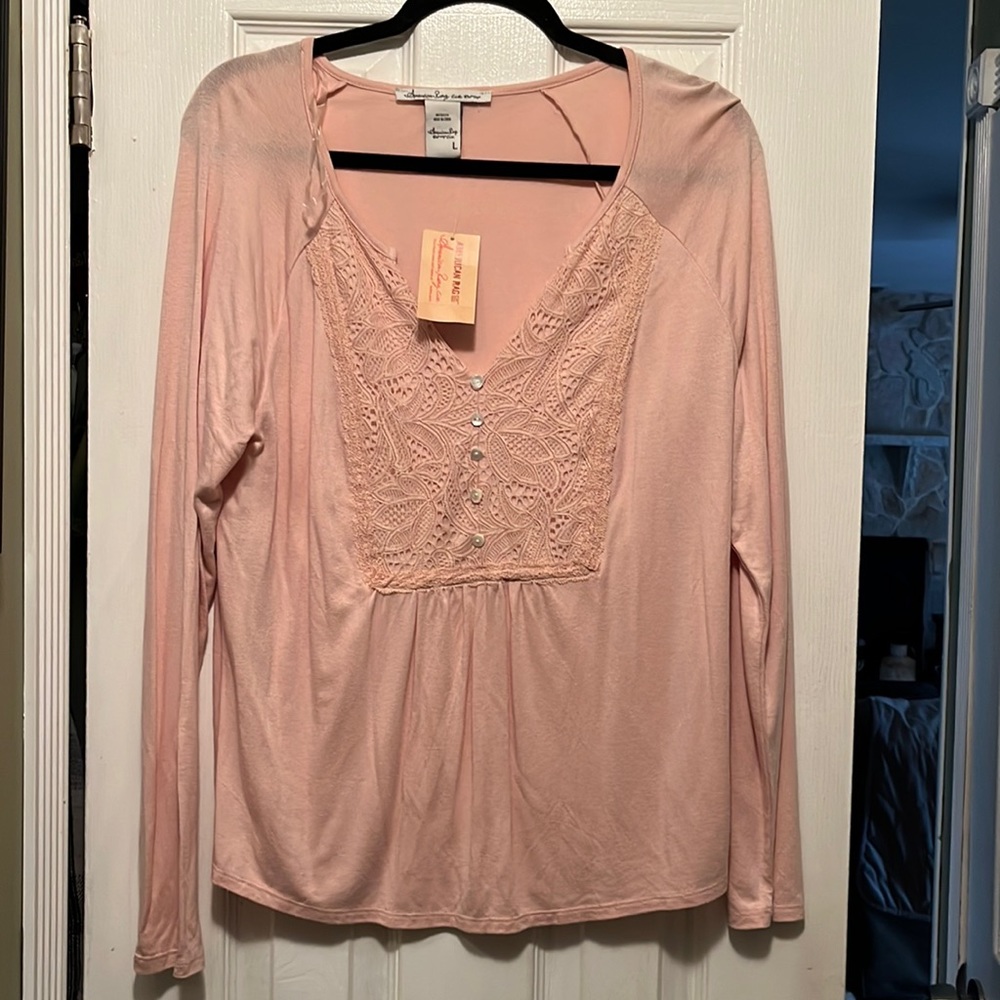 American Rag Woman’s size L long sleeve top
